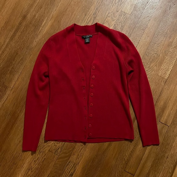 Sarah Spencer Italian Merino Wool Cardigan - Picture 1 of 3